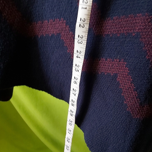 Nicole Miller Chevron Striped Shawl Wrap Open Front Poncho Blanket Cape~ - Picture 7 of 7